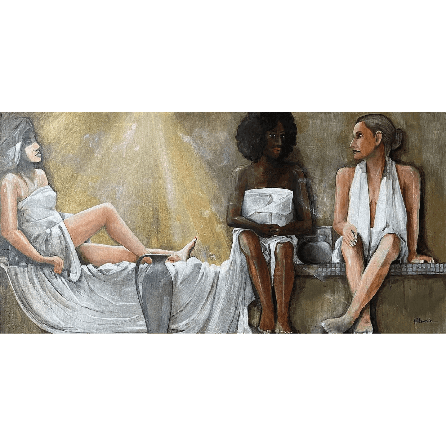 VAPEURS ET CHUCHOTEMENTS (Steams and Whispers) – 50 x 100 cm
