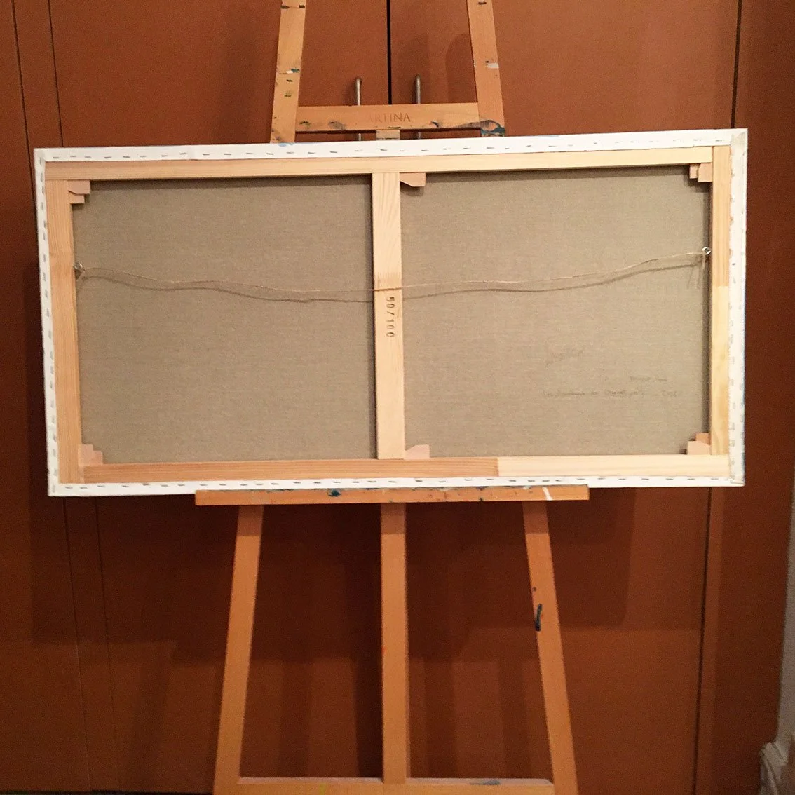 Peinture de paysage intitulée DES HAUTEURS DE DUINGT, ÉTÉ, réalisée par l’artiste impressionniste Camille Rouschmeyer