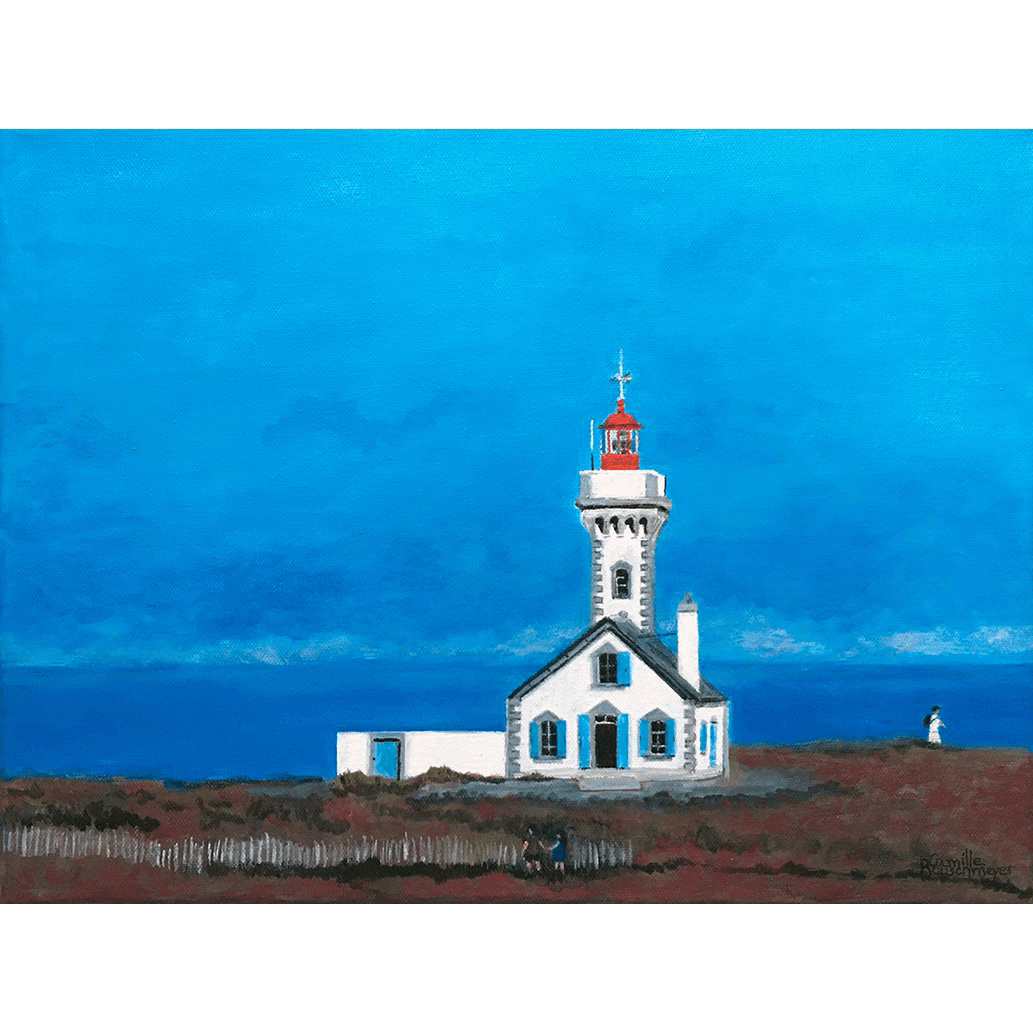 LA MAISON-PHARE (The Lighthouse House) – 30 x 40 cm