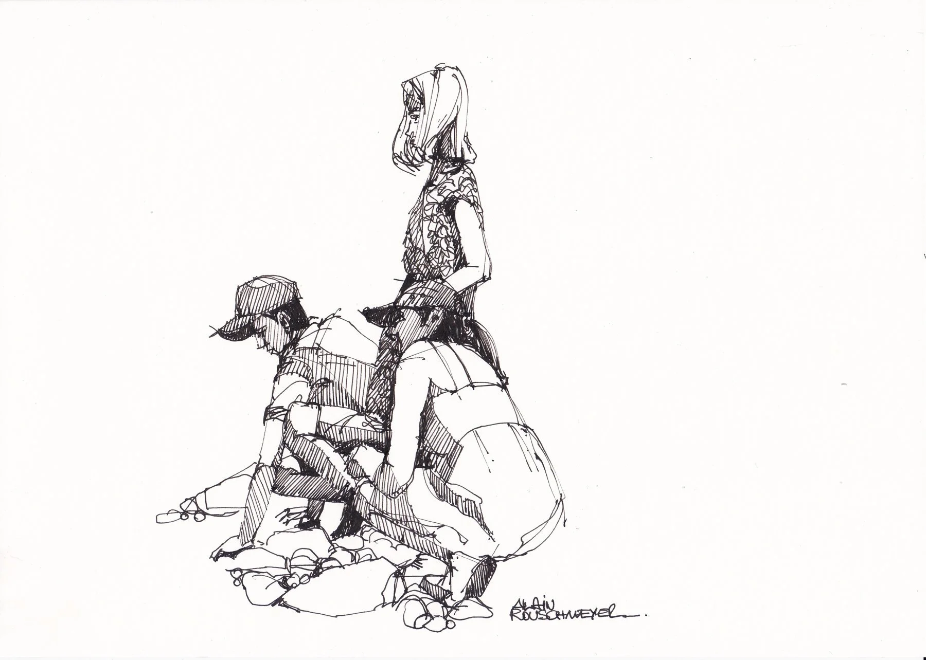 Ricochets, le croquis