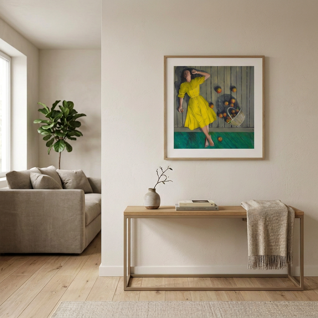 Fine art print by Alain Rouschmeyer APRES LA CUEILLETTE