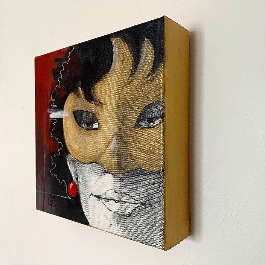 Alyne Auromischer, une petite oeuvre portrait d'une artiste de cirque