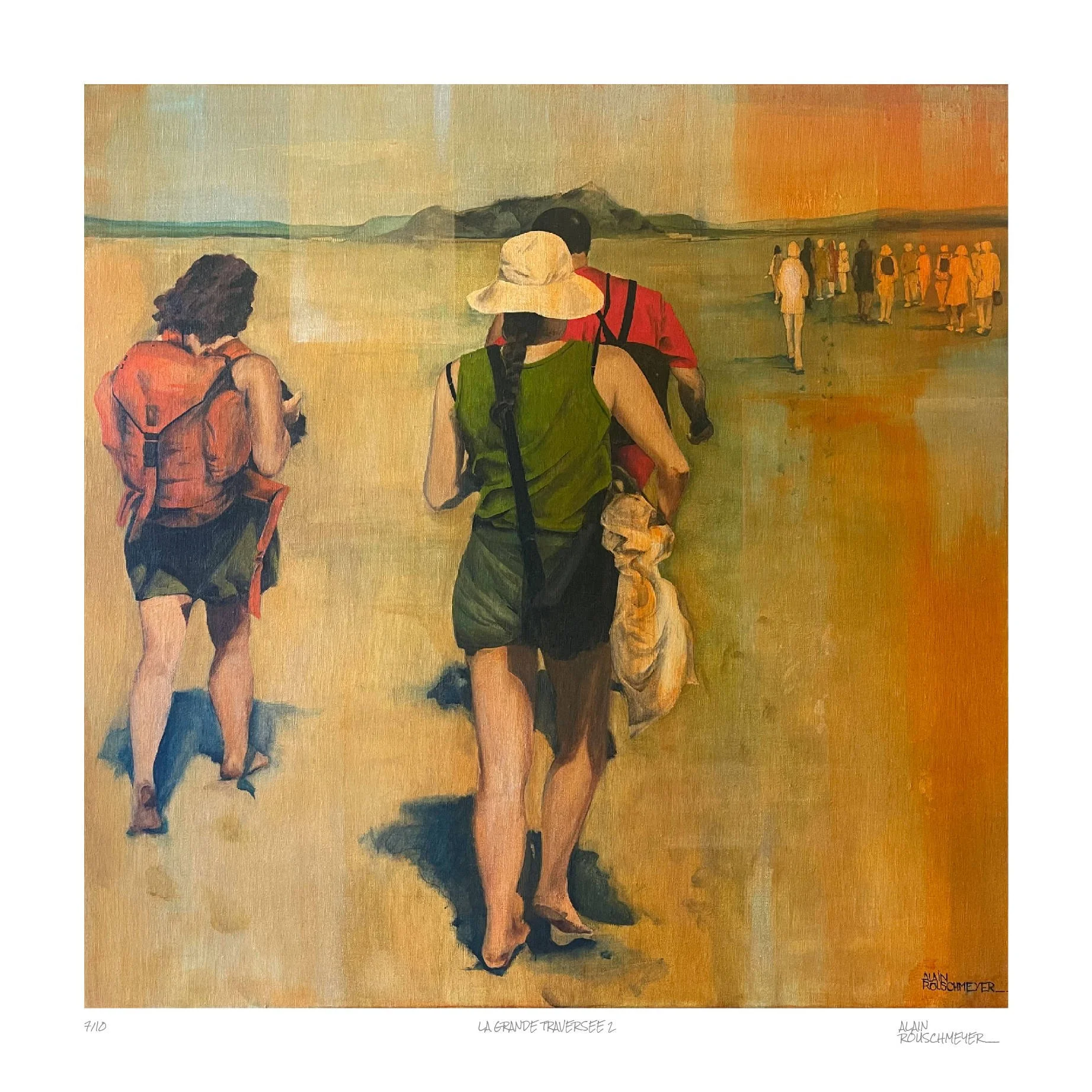 LA GRANDE TRAVERSEE 2, présentation d'un tirage d'art en série limitée de Alain Rouschmeyer