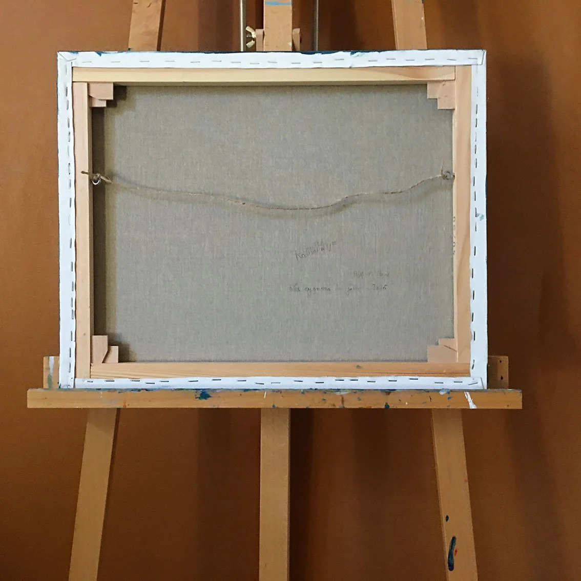 Œuvre originale intitulée LES CYGNONS DE JUIN par l’artiste Camille Rouschmeyer