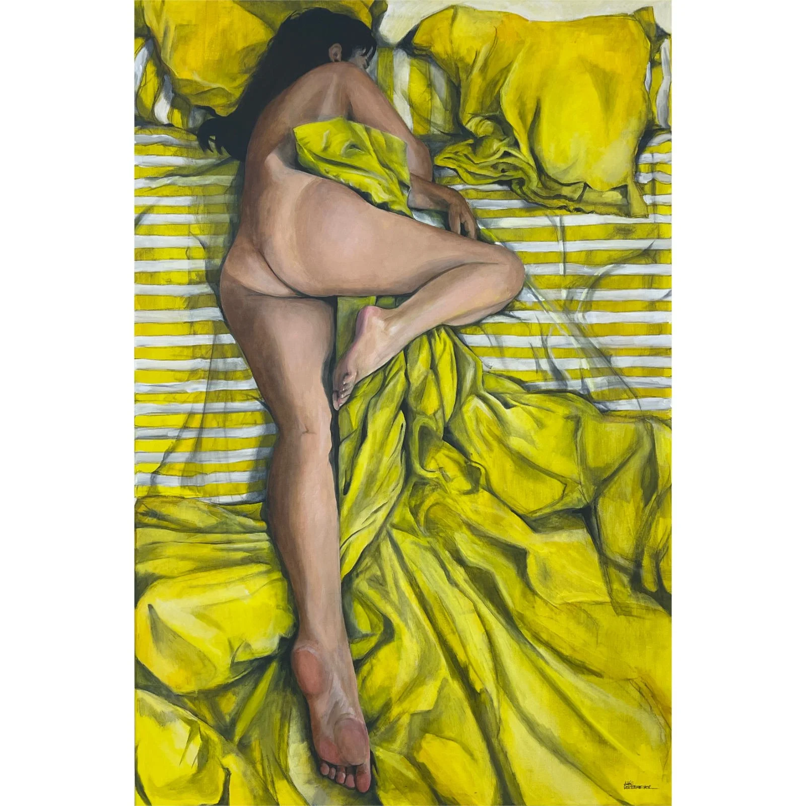 LA FILLE DANS LES DRAPS JAUNE-Alain Rouschmeyer-fbw.jpg