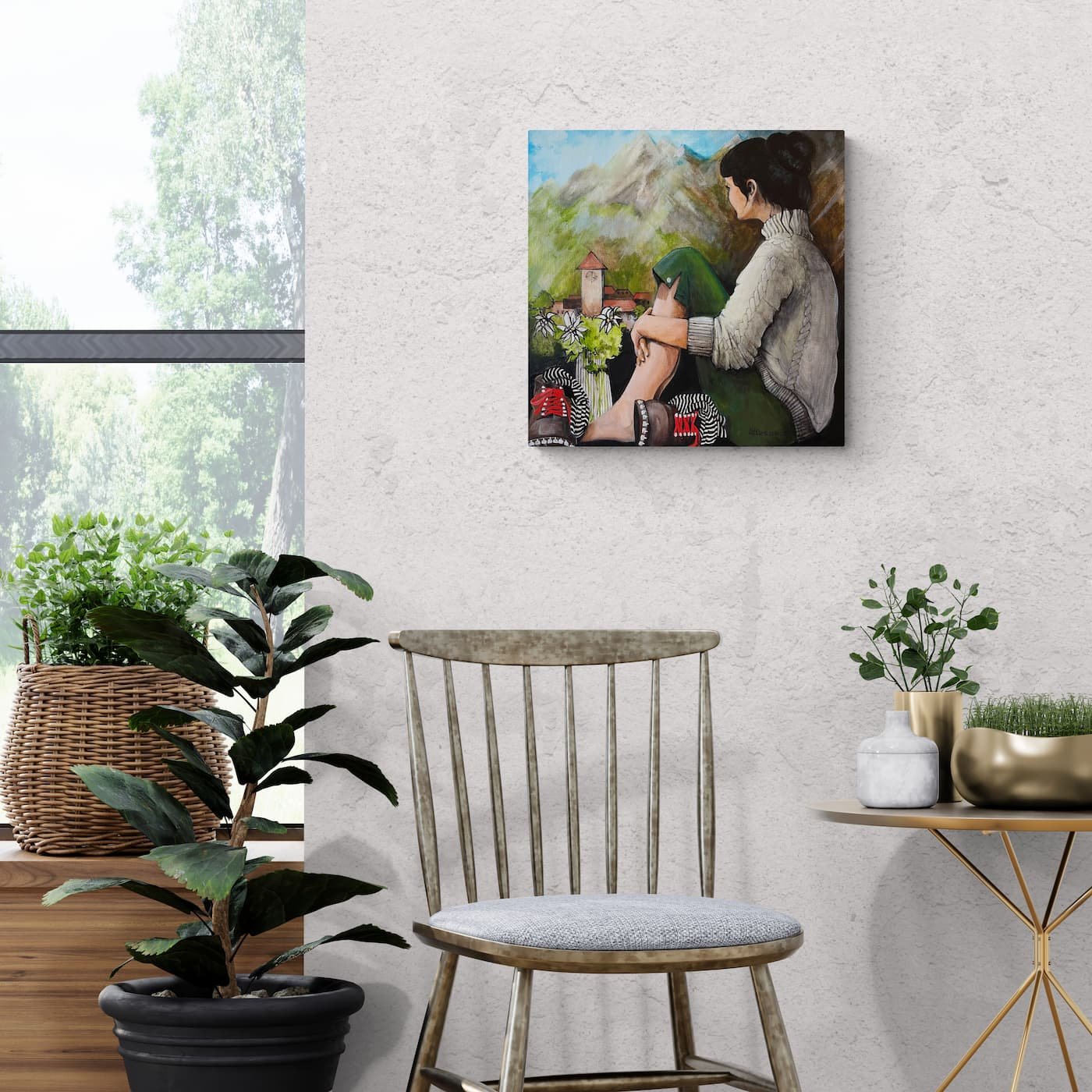 Reve d'altitude-Alain Rouschmeyer-peinture figurative 02.jpg