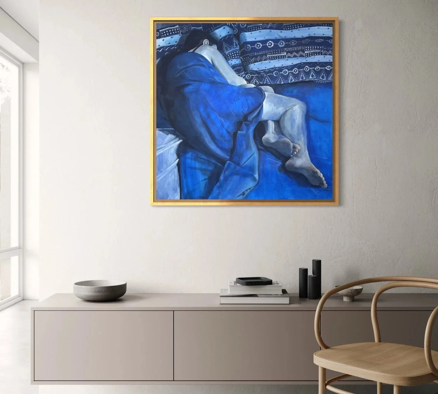 Du croquis au tableau figuratif grand format