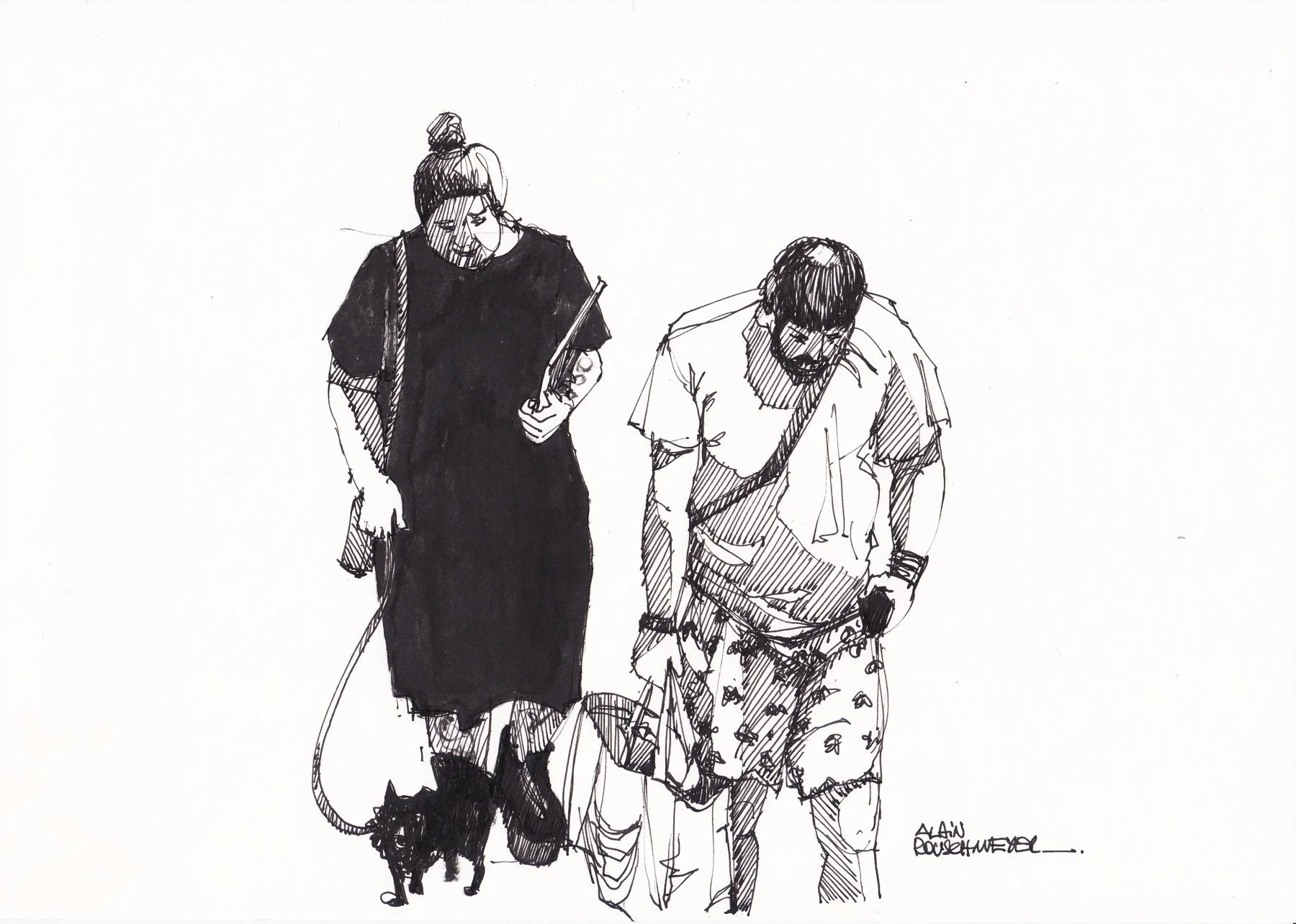Loulous, le croquis