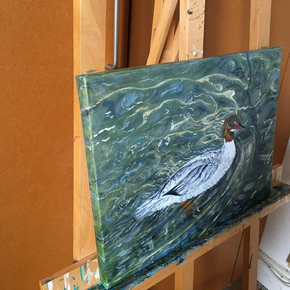 Original Artwork LA BELLE HARLE BIÈVRE, by the artist Camille Rouschmeyer