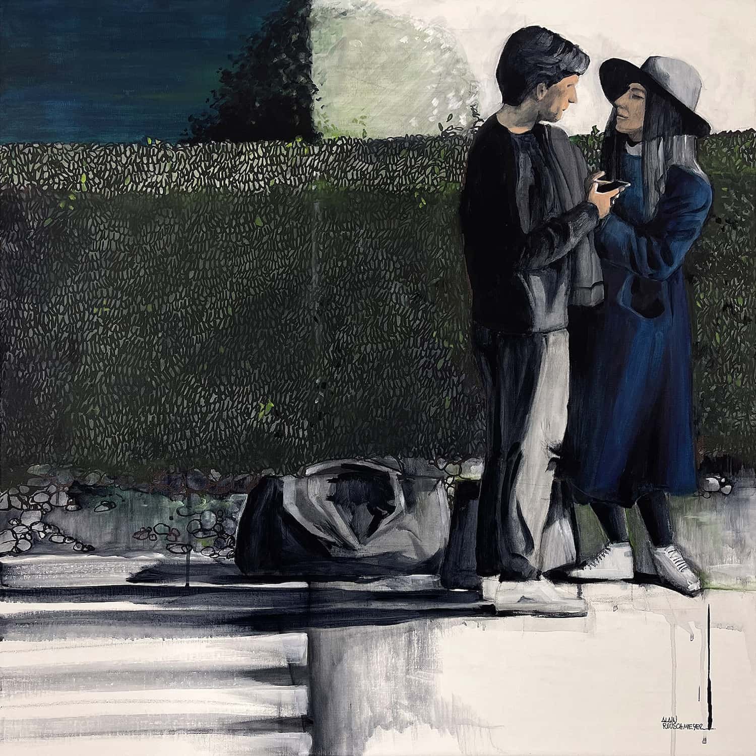 PIERRE & JOSEPHA (Pierre & Josepha) – 80 x 80 cm