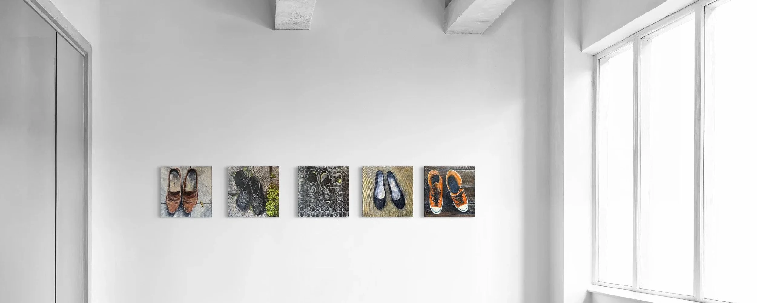 Alain Rouschmeyer - Chemin faisant, les grolles - série 40 x 40 cm