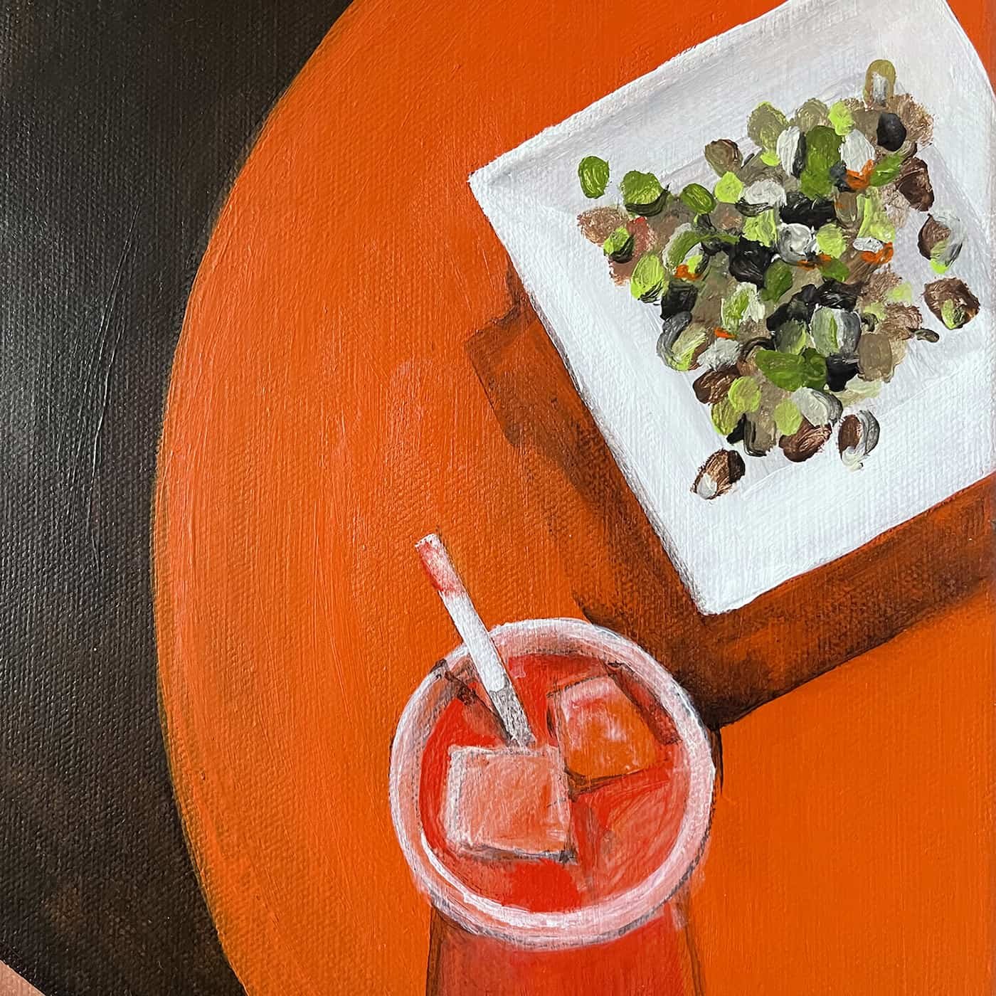 Pistaches et grenadine-Alain Rouschmeyer-oeuvre figurative 06.jpg