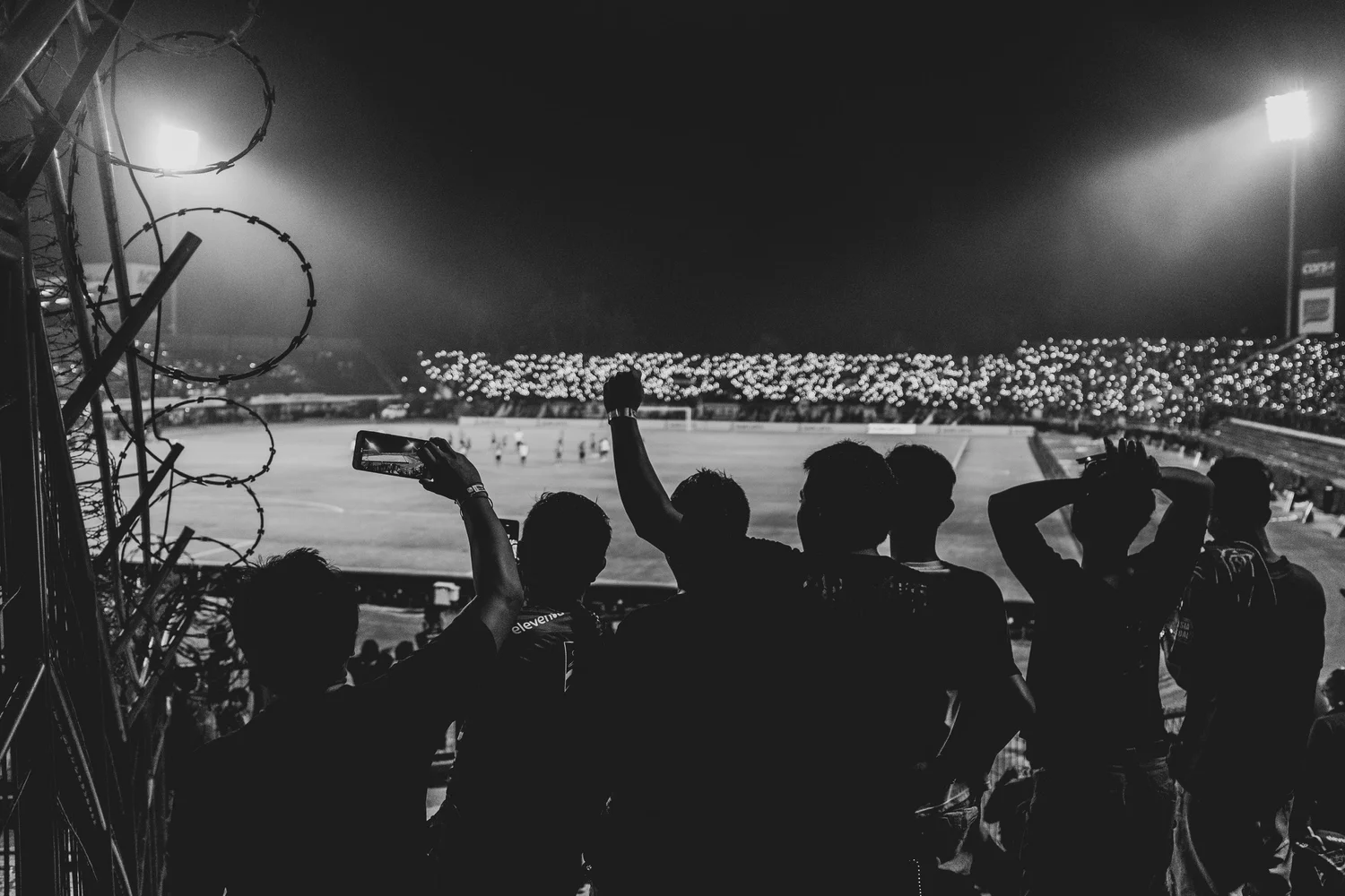 Bali United supporters celebrate a win