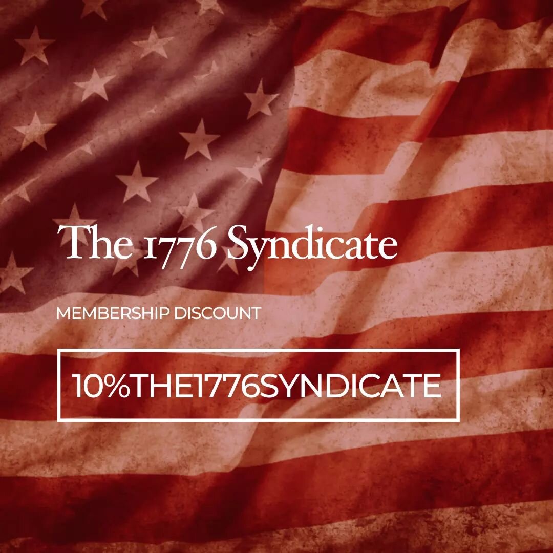 Become a member and gain access to our full support. We offer live weekly zoom sessions with prominent officials, online classes, training courses, and 1-on-1 coaching. 

Become a member today and use code &ldquo;10%THE1776SYNDICATE&rdquo;
at checkou