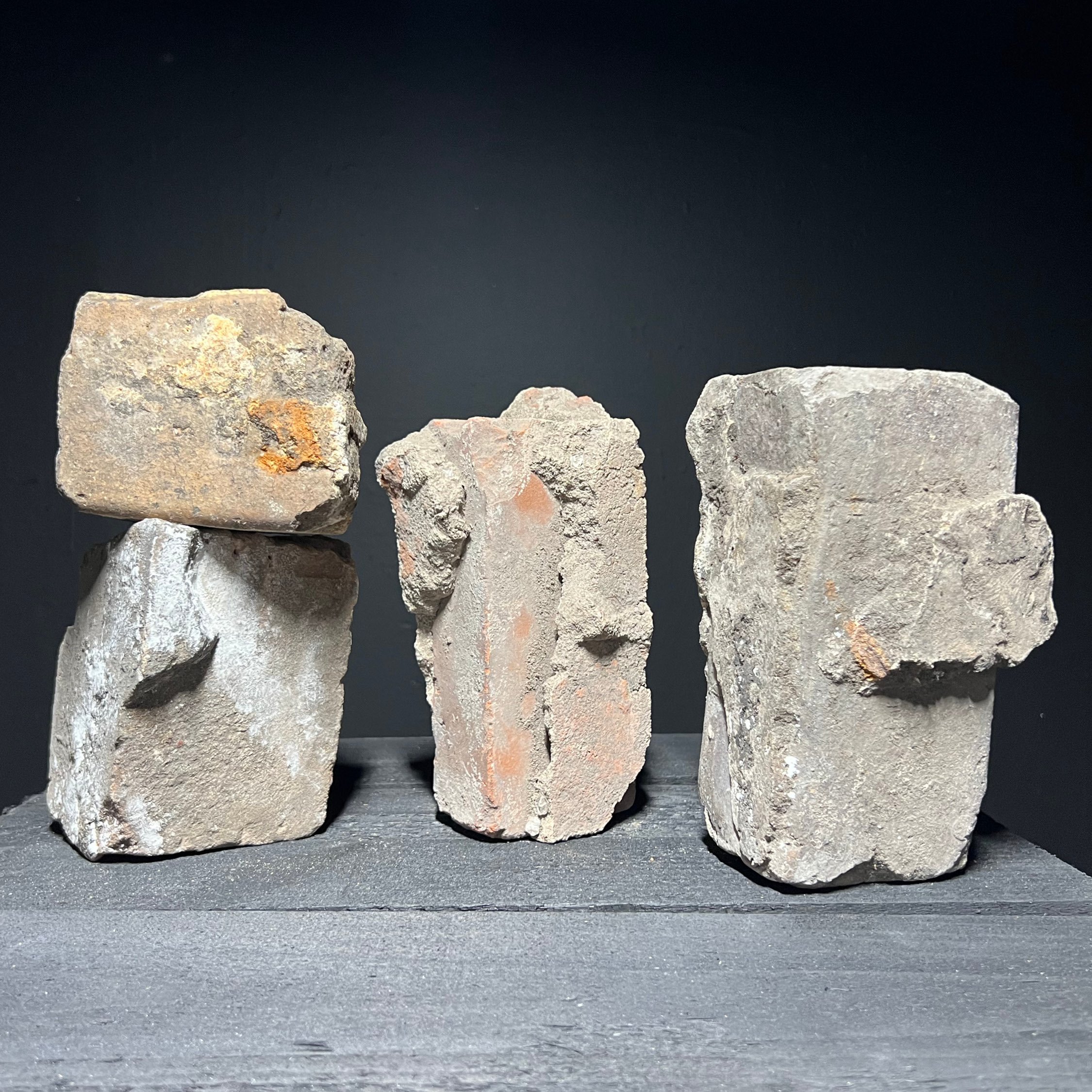Structural Bricks from Alexander Hall, Resting on Pedestal