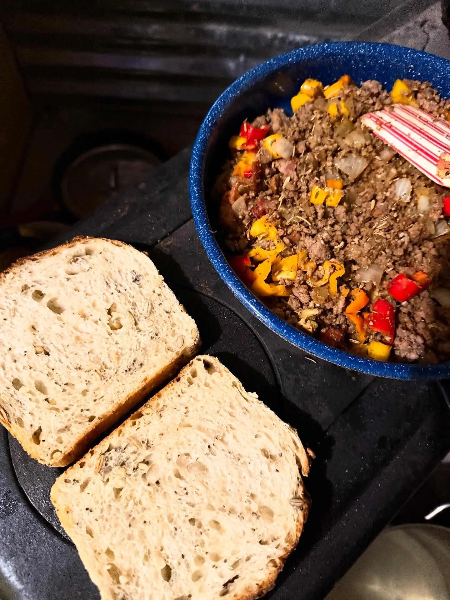 This little woodstove has been quite the workhorses for us. It&rsquo;s one of our many secondhand finds. Allowing us to cook, stay warm, wash dishes (and ourselves)!

I&rsquo;ve been dreaming about having an old fashioned wood cook stove with more th