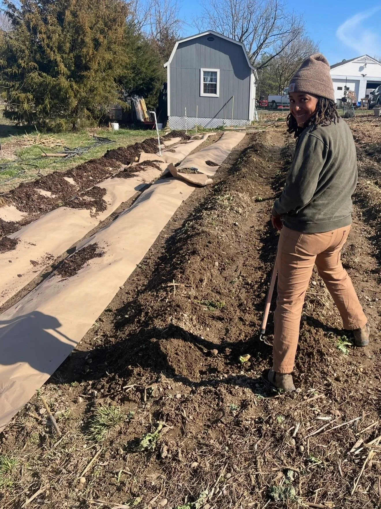 Got a few questions about breaking ground for a new space this so hopefully this will be helpful for some of you! I know everyone doesn&rsquo;t have access to animals or want to till but this is just what worked for us based on what we had available.