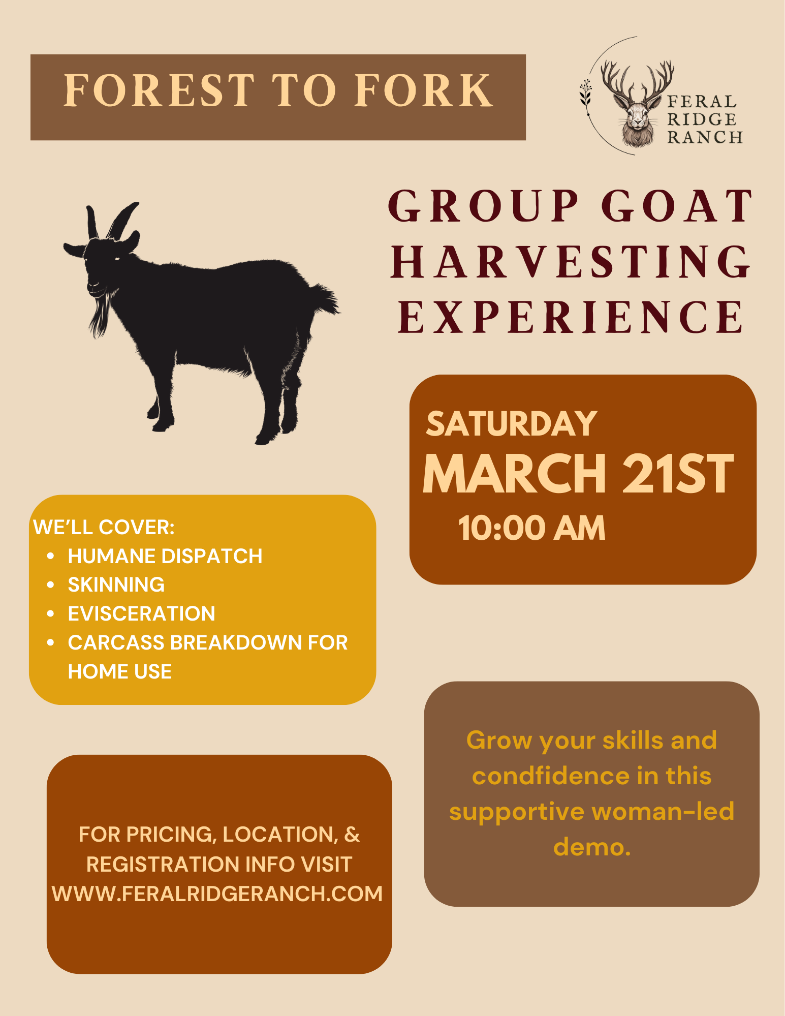 Woman-Led Group Goat Harvest