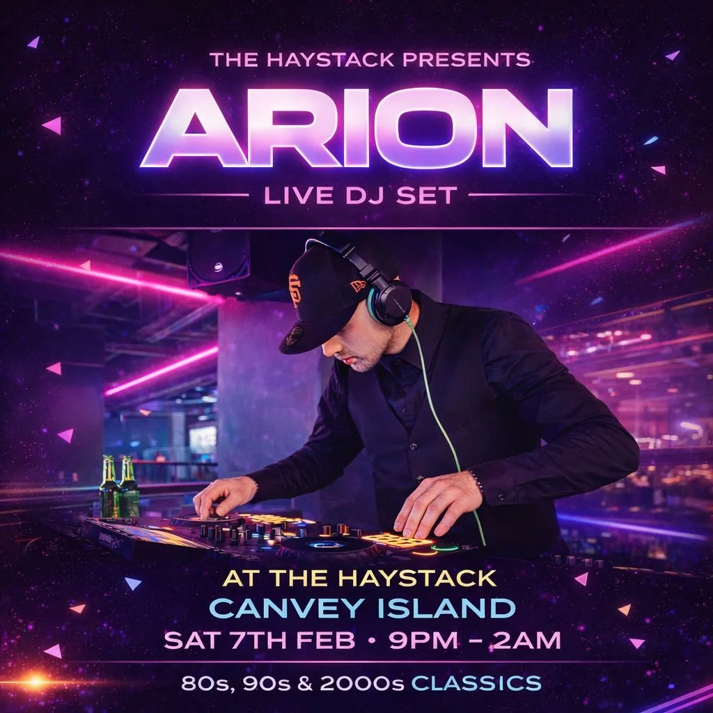 Catch me DJing tonight @thehaystackpub Canvey Island 🏝️ from 9pm - 2am playing the best in 80s, 90s, 2000s classics, Rnb, Classic House and Garage. 💃 🕺