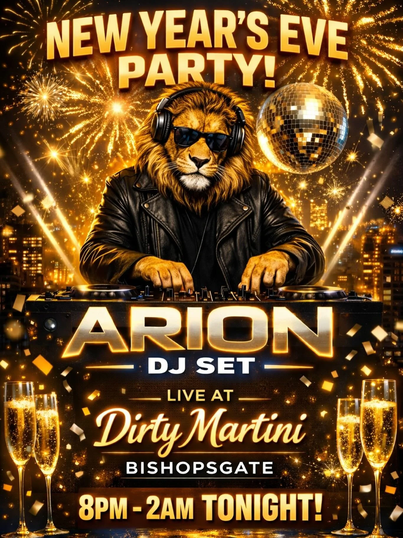 Happy New Year 2026 everyone! Catch me DJing tonight @dirtymartini.bishopsgate from 8pm - 2am. #happynewyear2026 #djlondon #londondj #openformatdj