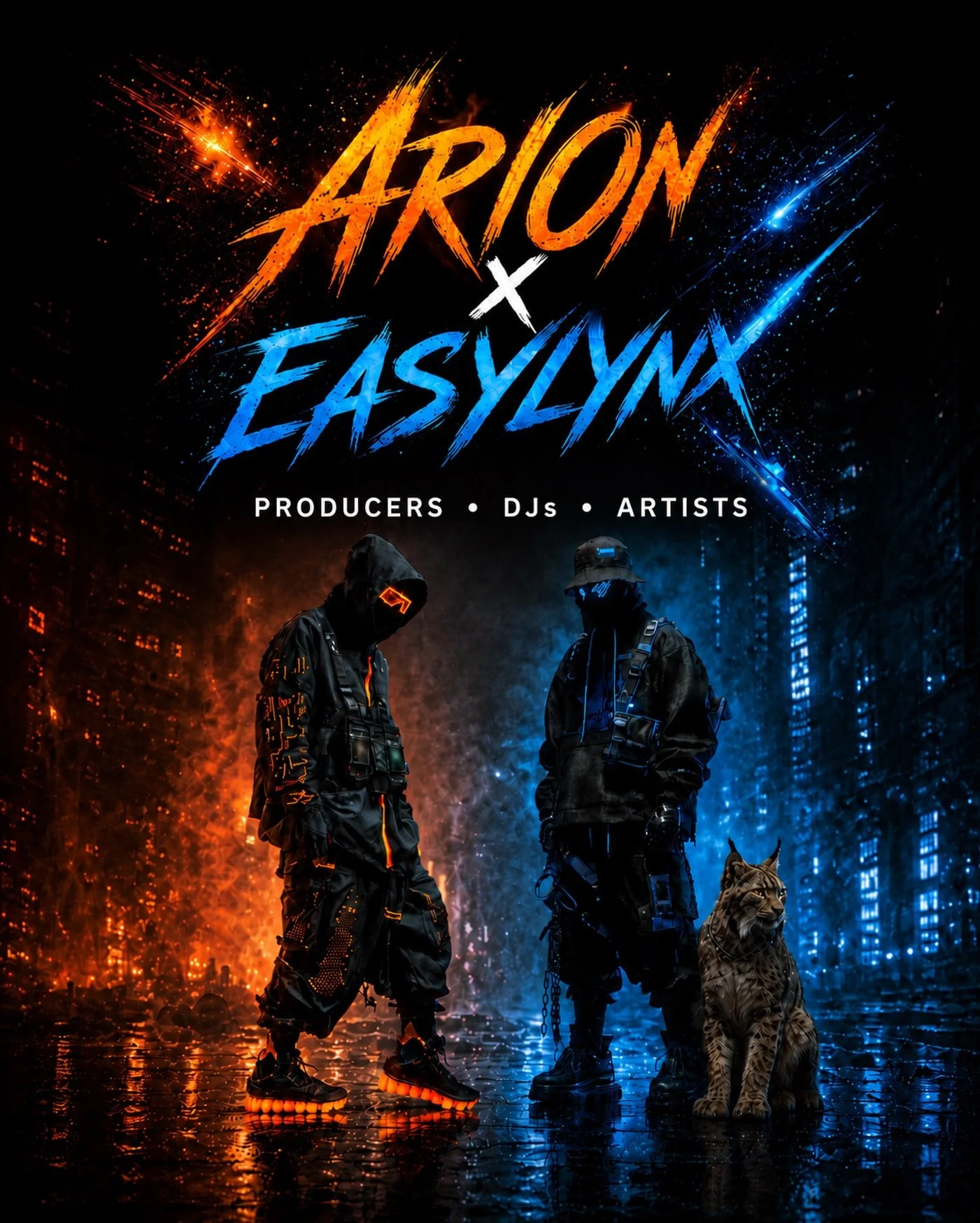 Arion x Easylynx 🔥🧊
Producers &bull; DJs &bull; Artists 🌀

Music, DJ sets, events and creative projects.

For bookings and enquiries:
📩 info@xsent.online

🌐 arionxeasylynx.com
🏷️ XS: xsent.online

Follow for new music, live updates, studio work