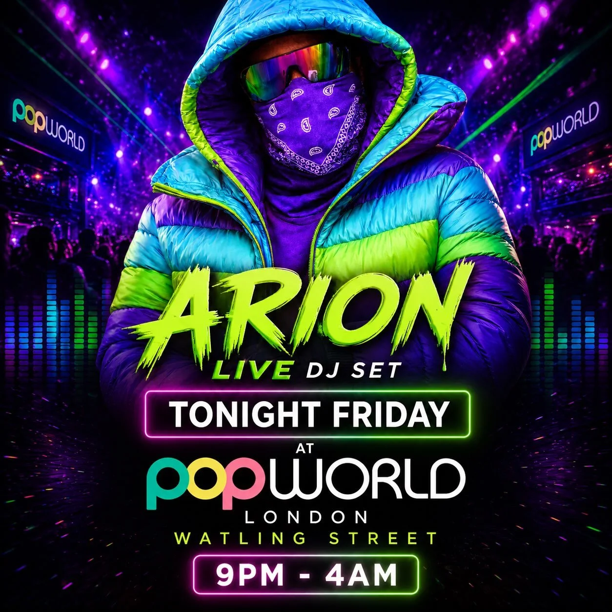 Catch me DJing tonight @popworldlondonwatlingst from 9pm - 4am. #dj #londondj