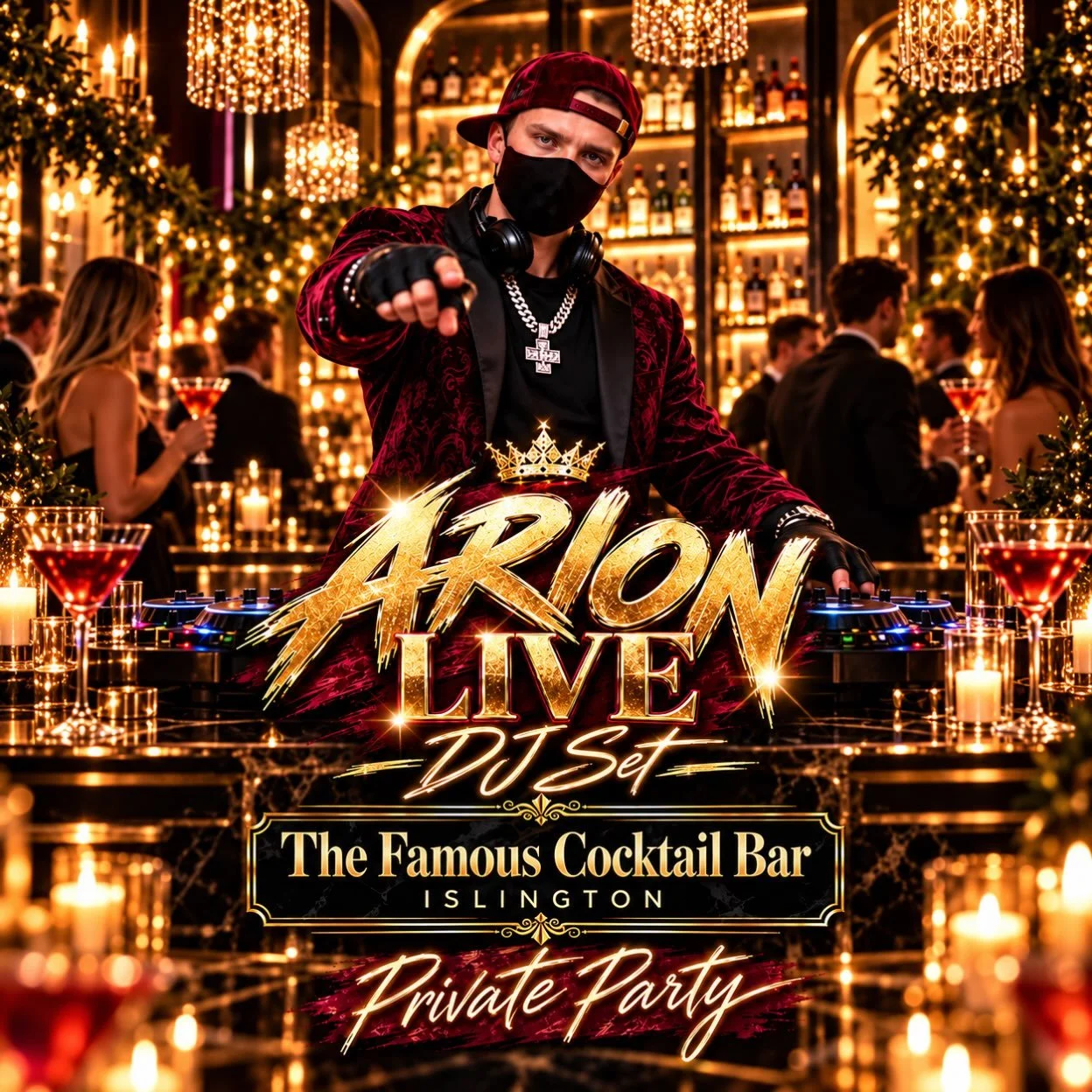 Private party tonight @the.famouscock Cocktail Bar Islington. 7pm - 2am. 🎉