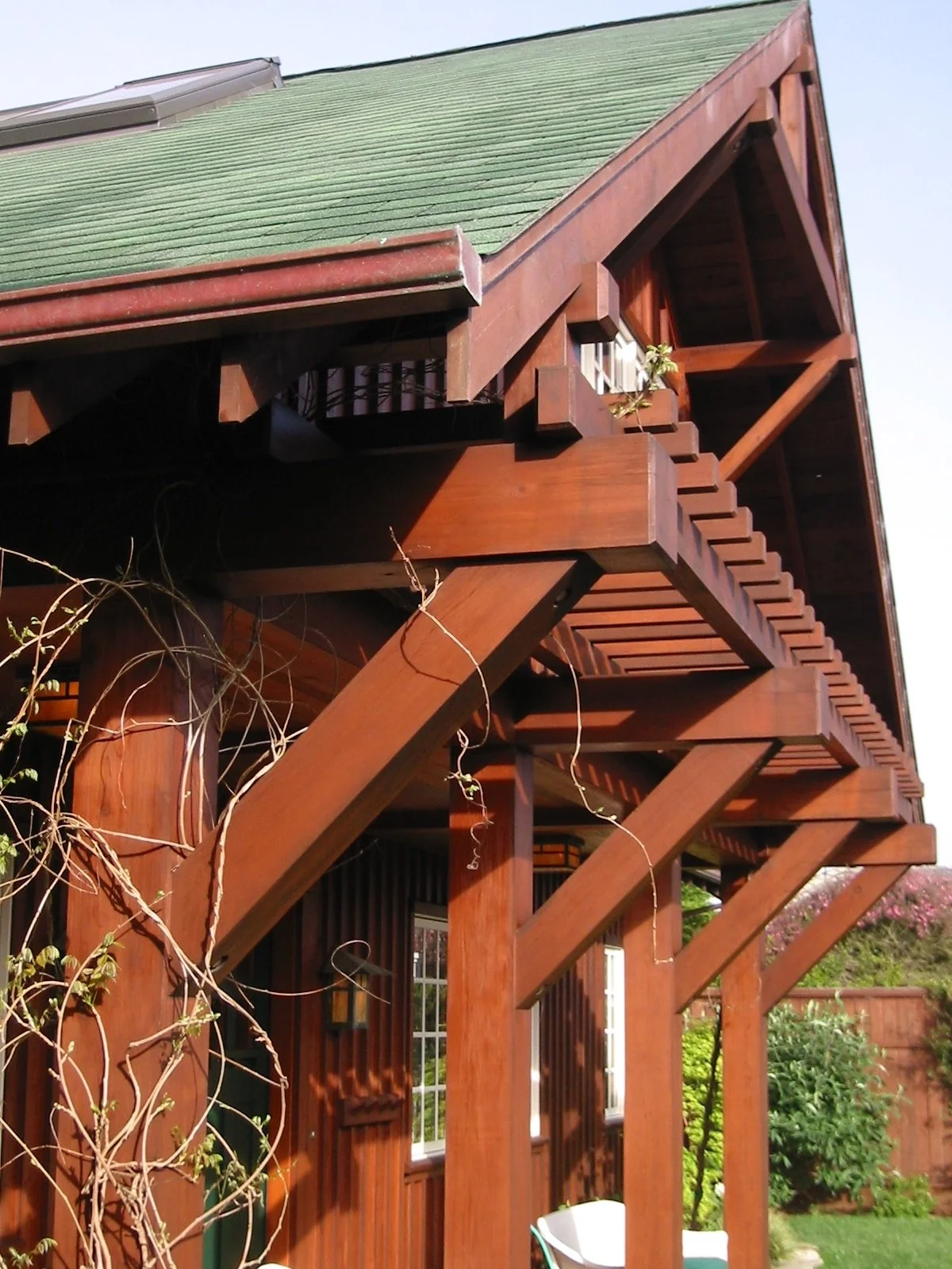 Redwood Corbels