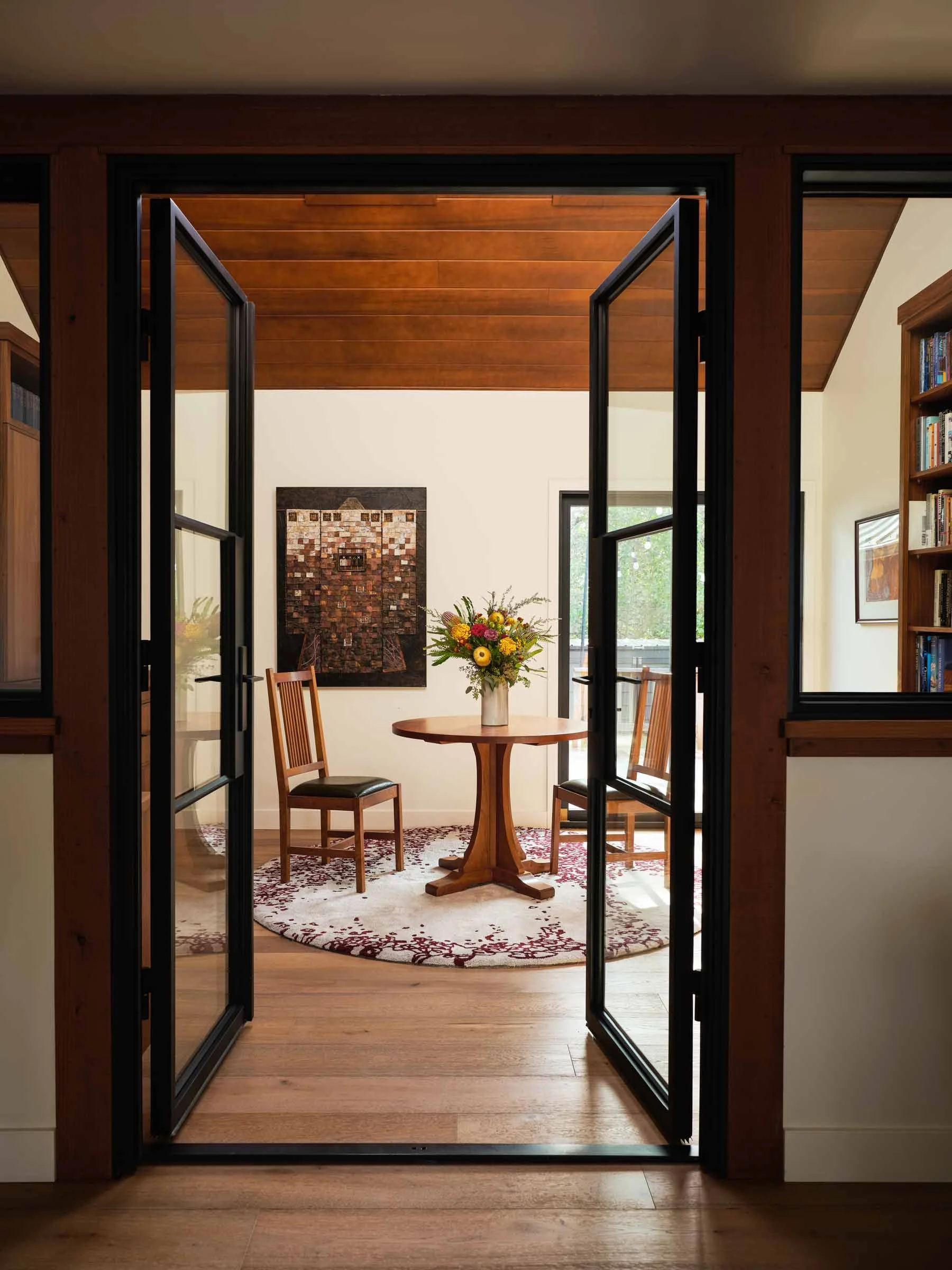 Views to Office with Modern Steel Doors