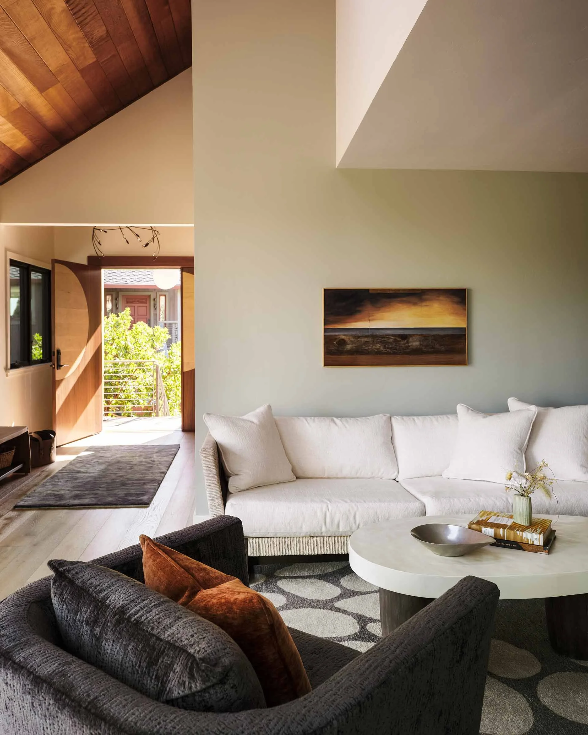 Living Room Views to Front Door