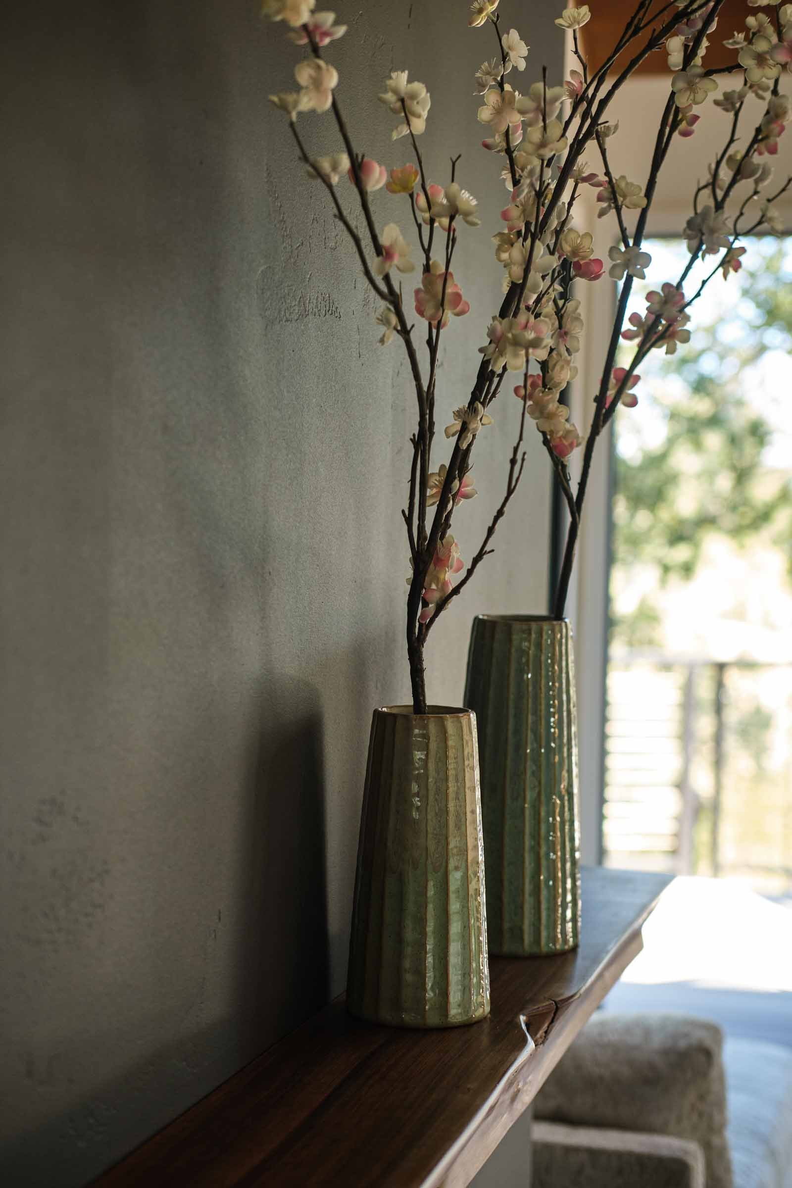 Custom Live Edge Redwood Fireplace Mantel