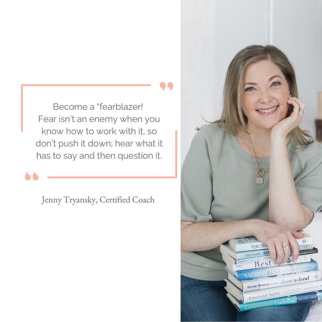 &ldquo;Fearblazer&rdquo; is my new word for the rest of 2024!

Jenny, @jennytryanskycoaching, is a talented Certified Life coach, colleague, client and friend. 
She talked about becoming a &ldquo;fearblazer&rdquo; in a recent interview, and it really