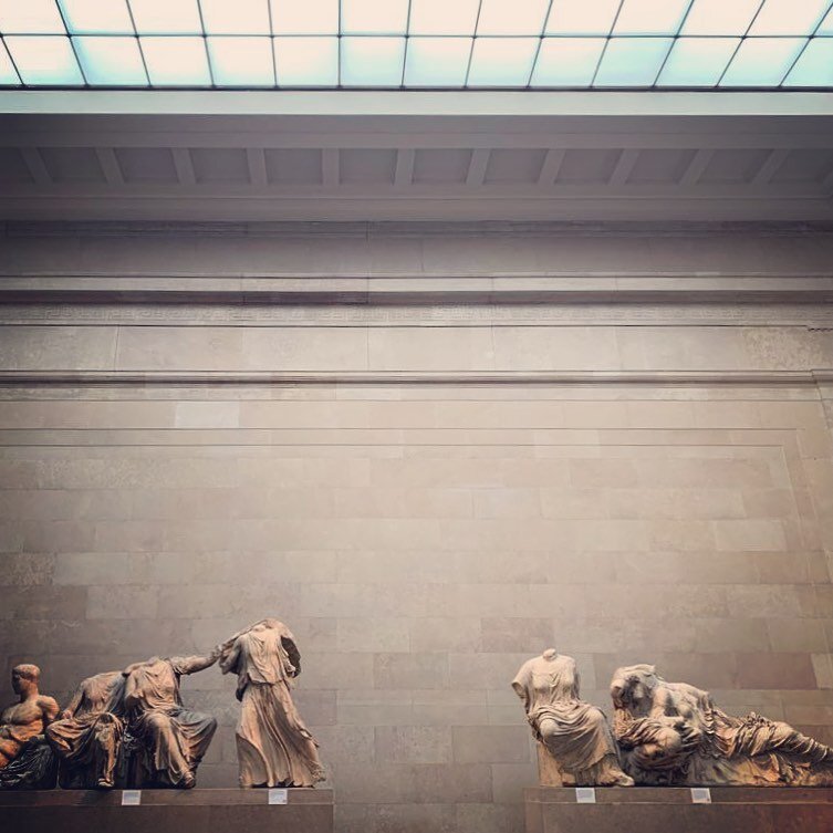 A first trip to the British Museum in a long time... This time with sketchbook! Great visit. It's hard to beat a classical classic! #britishmuseum #skylight #sculpture #architecture #heritage #londonarchitecture