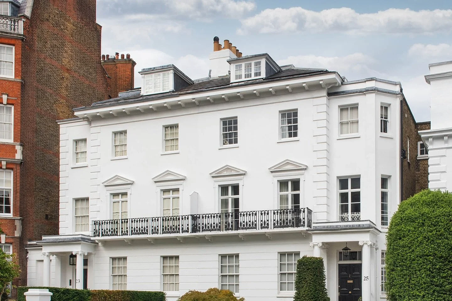 Swipe for some detective work! 

#aba_ltd was fortunate to help the lovely owners with some works for the right hand half of this beautiful &lsquo;villa pair&rsquo; in London. This included gaining two separate Listed Building Consents for two phases