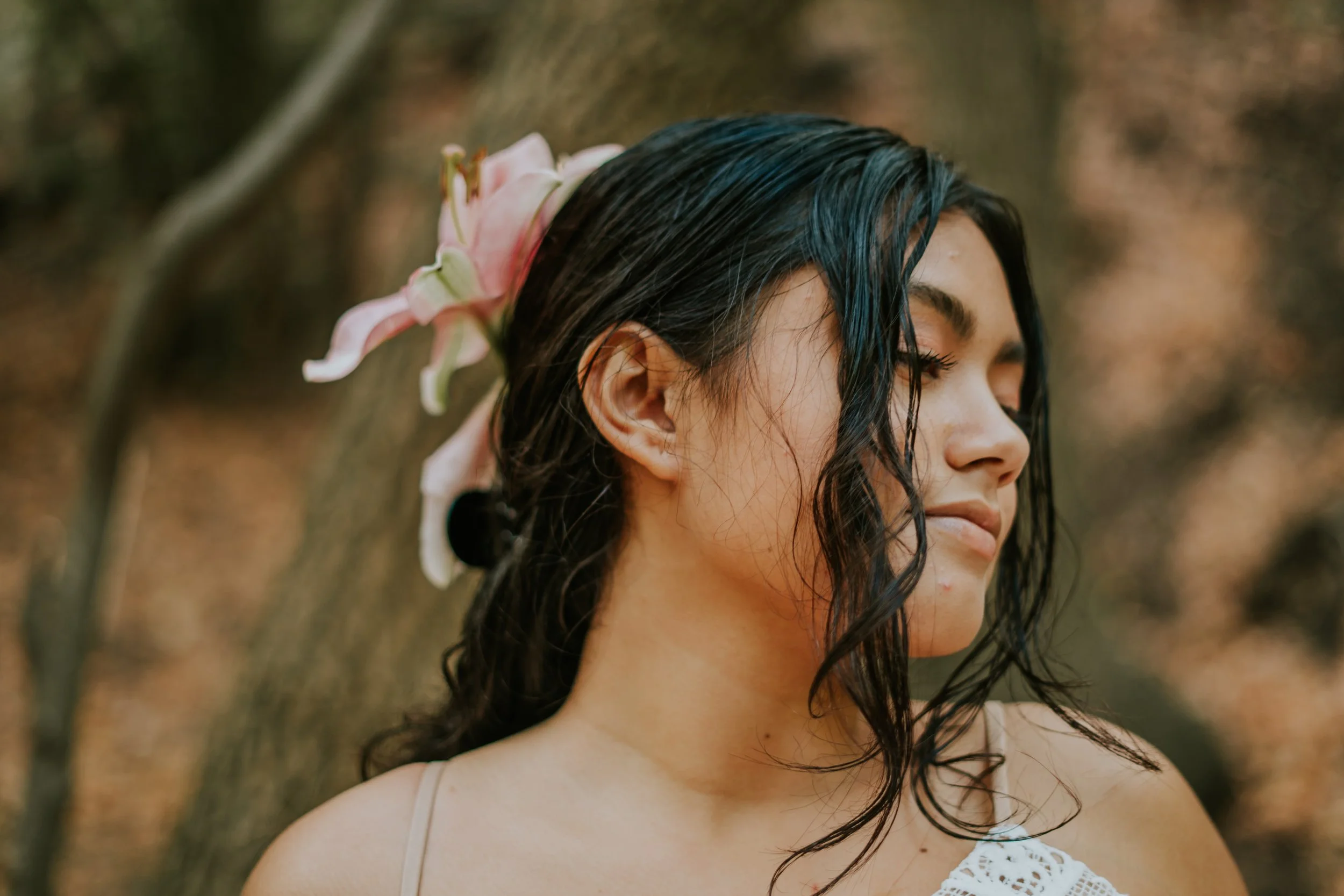 Selena | Nojoqui Falls Senior Portrait Session