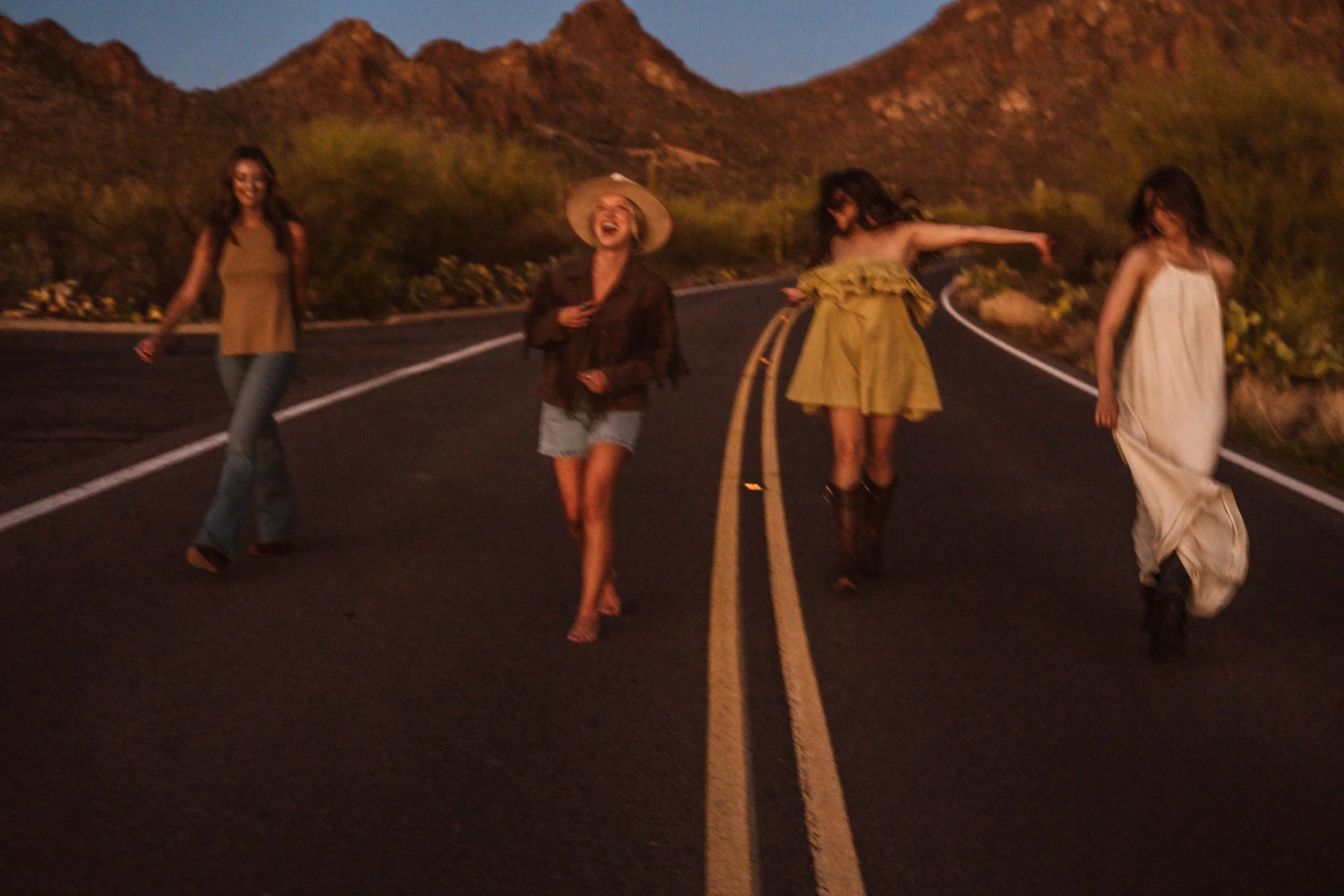 Easy, Breezy Desert Night Lifestyle + Portrait Session for Coyote Collective & Adela Artisan