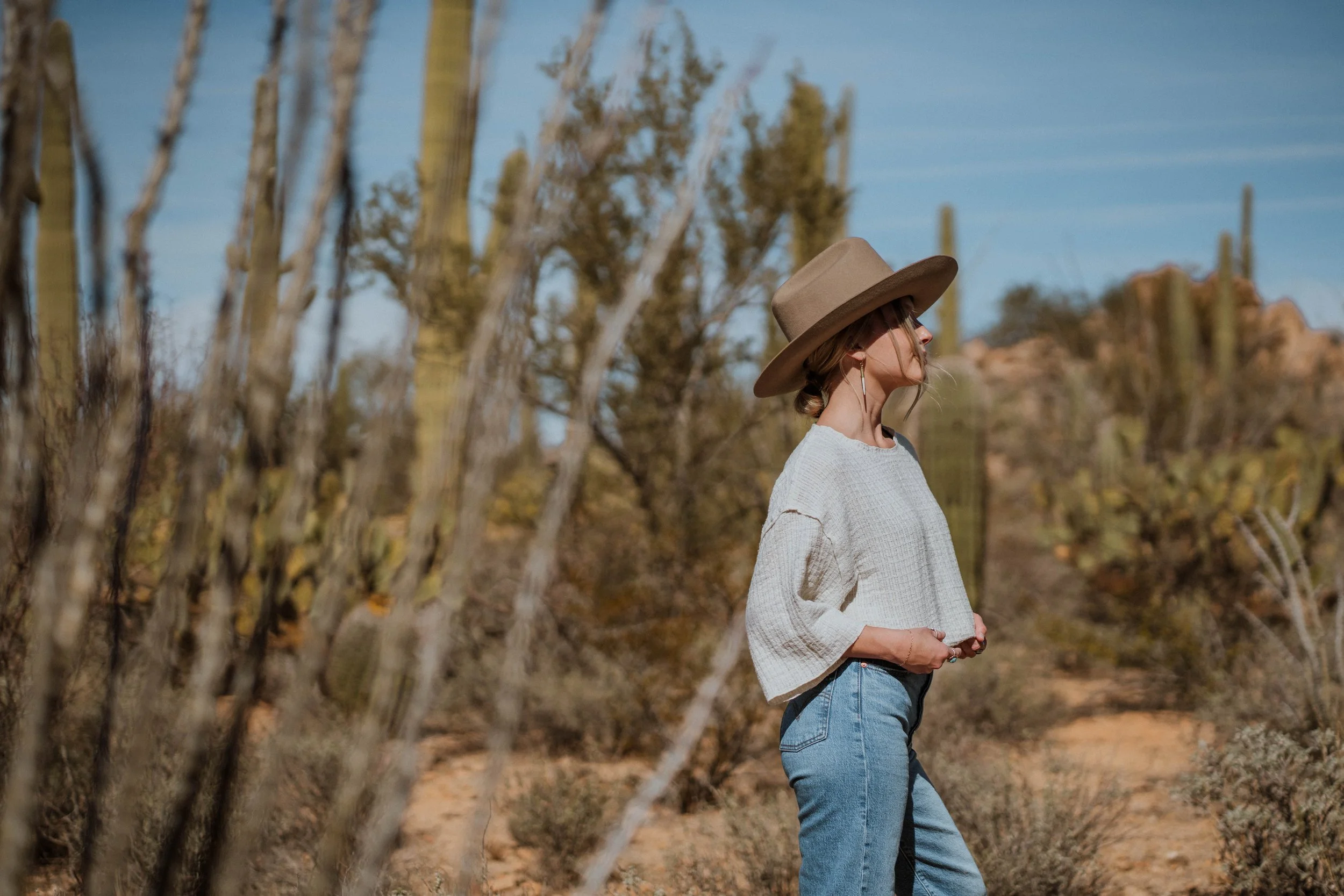 High Noon in the Sonoran Desert Lifestyle Session for Coyote Collective Boutique