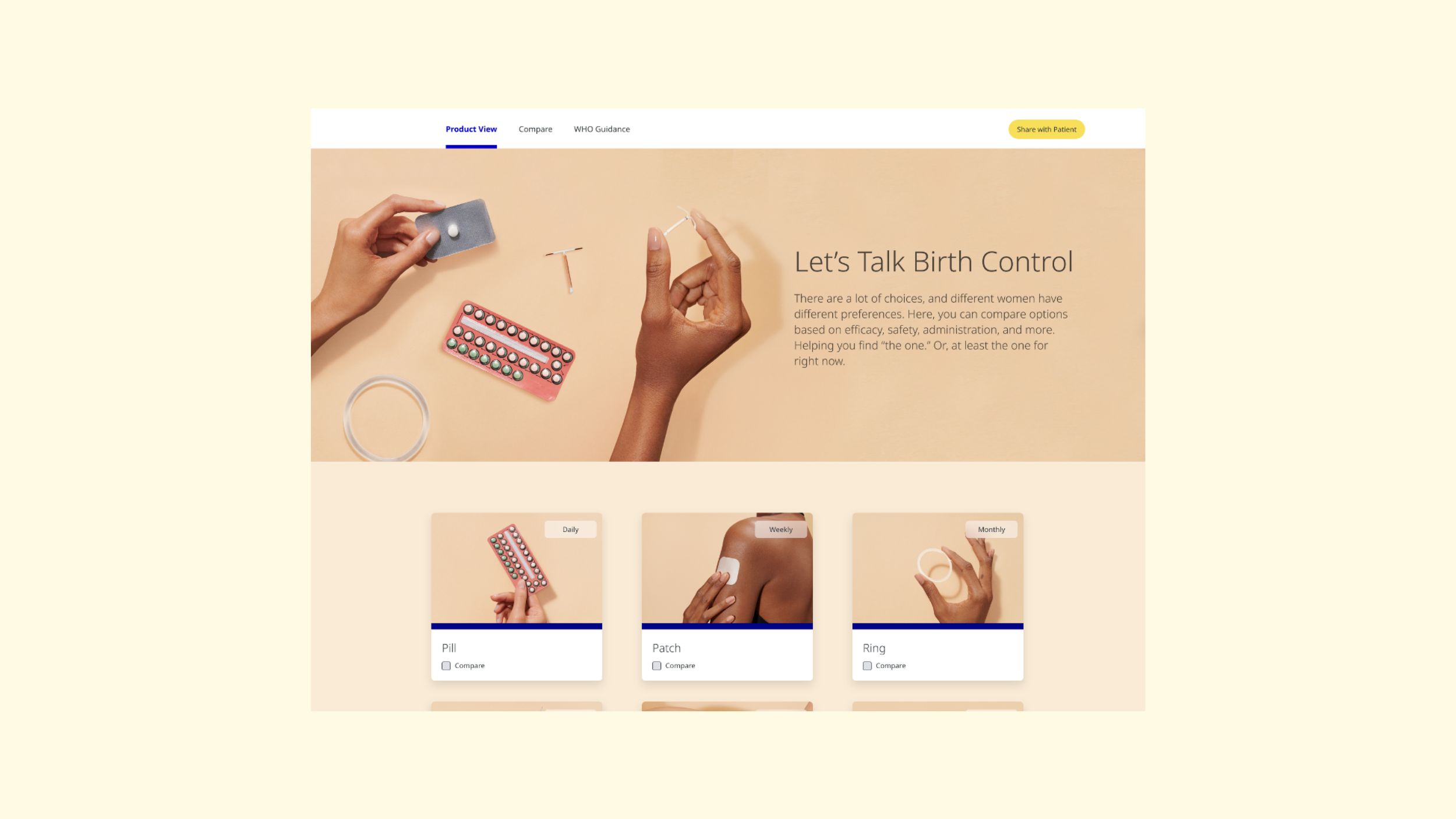 Let's Talk Birth Control Website