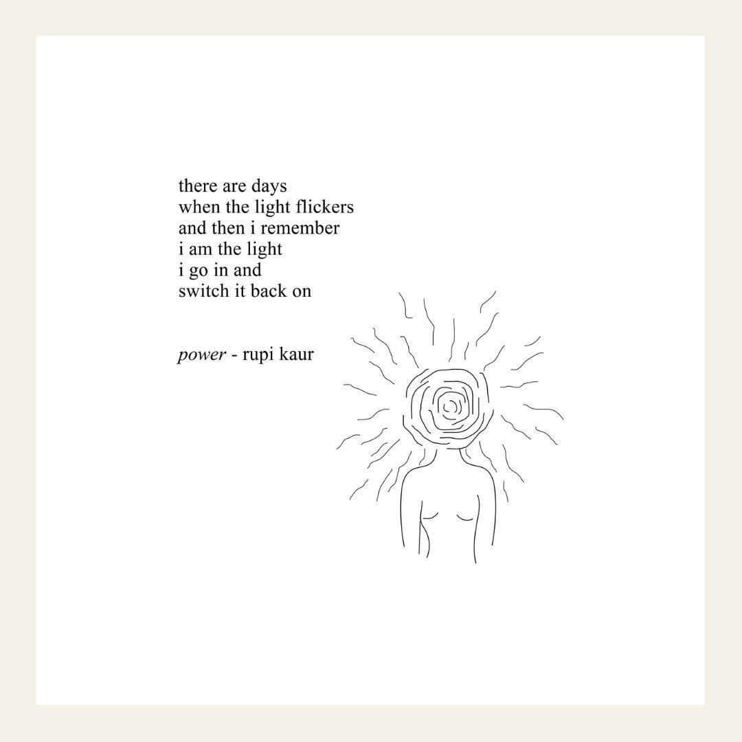 Happy International Women's Day.

Thank you to @rupikaur_ for these words.

We are the light.

I'm constantly amazed and humbled by how much women hold and carry, always loving beyond measure, quietly just getting on with the job of keeping the world