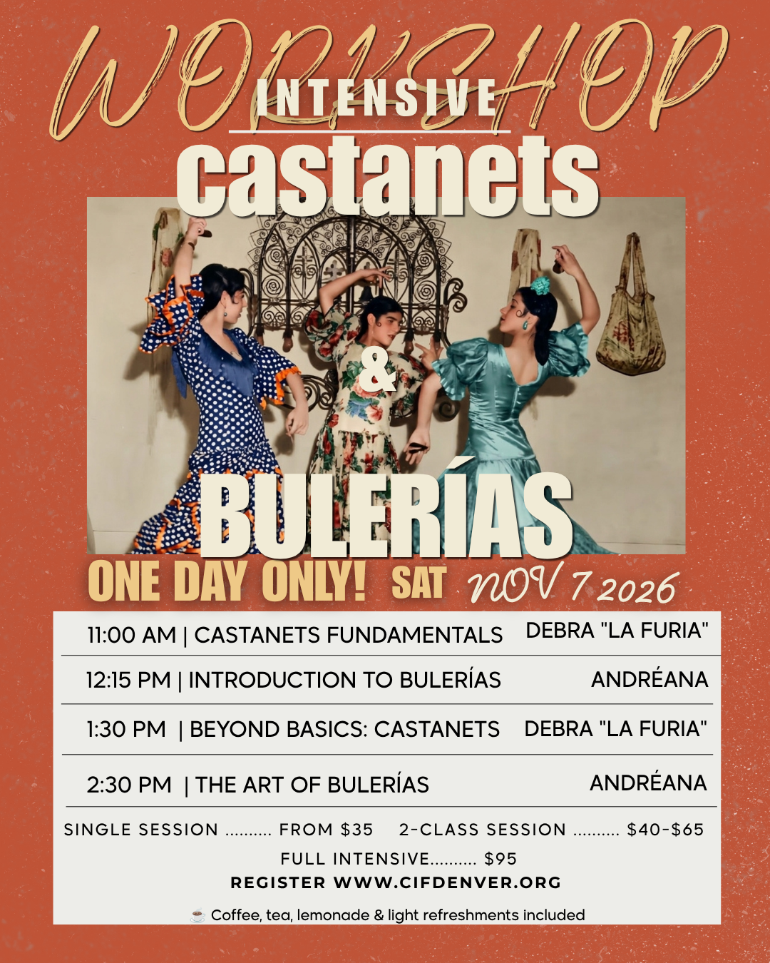 Castanets & Bulerías Workshop Intensive