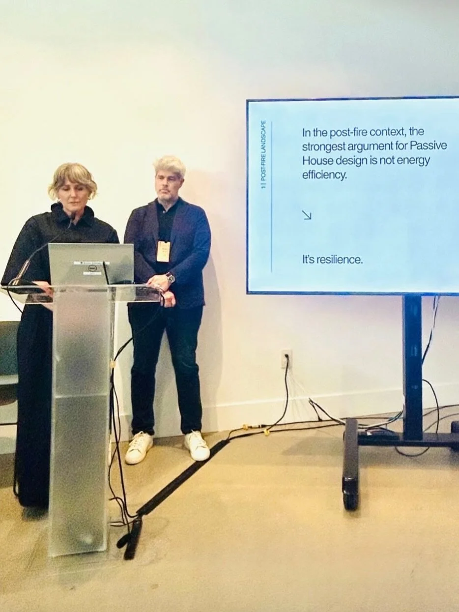 MAAM&rsquo;s Meredith McDaniel recently attended the 2026 Passive House Network Conference in New Haven, Connecticut, where she presented Marathon House&mdash;an award-winning, fire-resistive prototype home in Altadena, California. Developed in respo