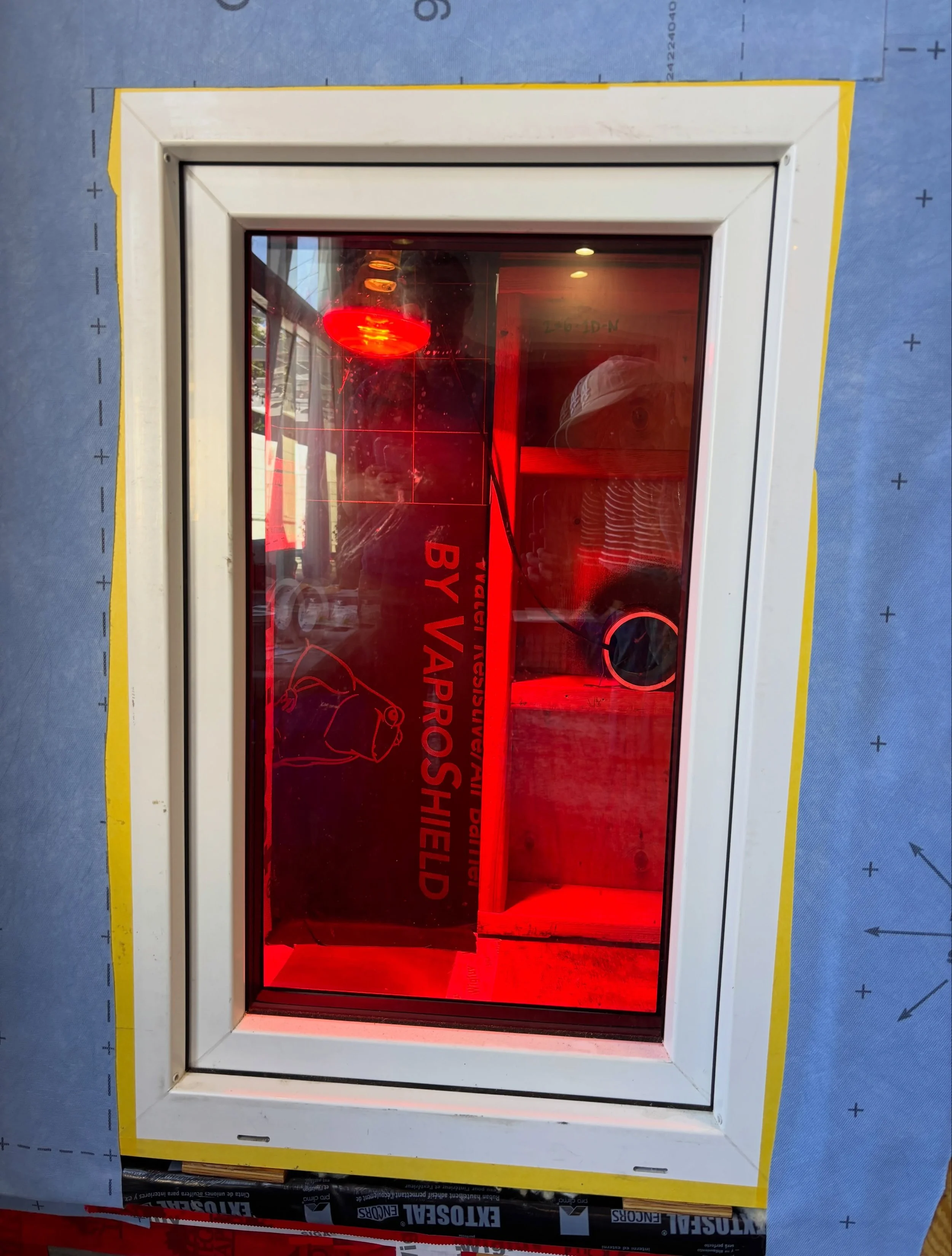 A little hands-on learning for the Marathon House.

Meredith McDaniel recently completed a training workshop and earned her certification as a Certified Passive House Tradesperson (CPHT) - alongside our client for Marathon.

The training was anything