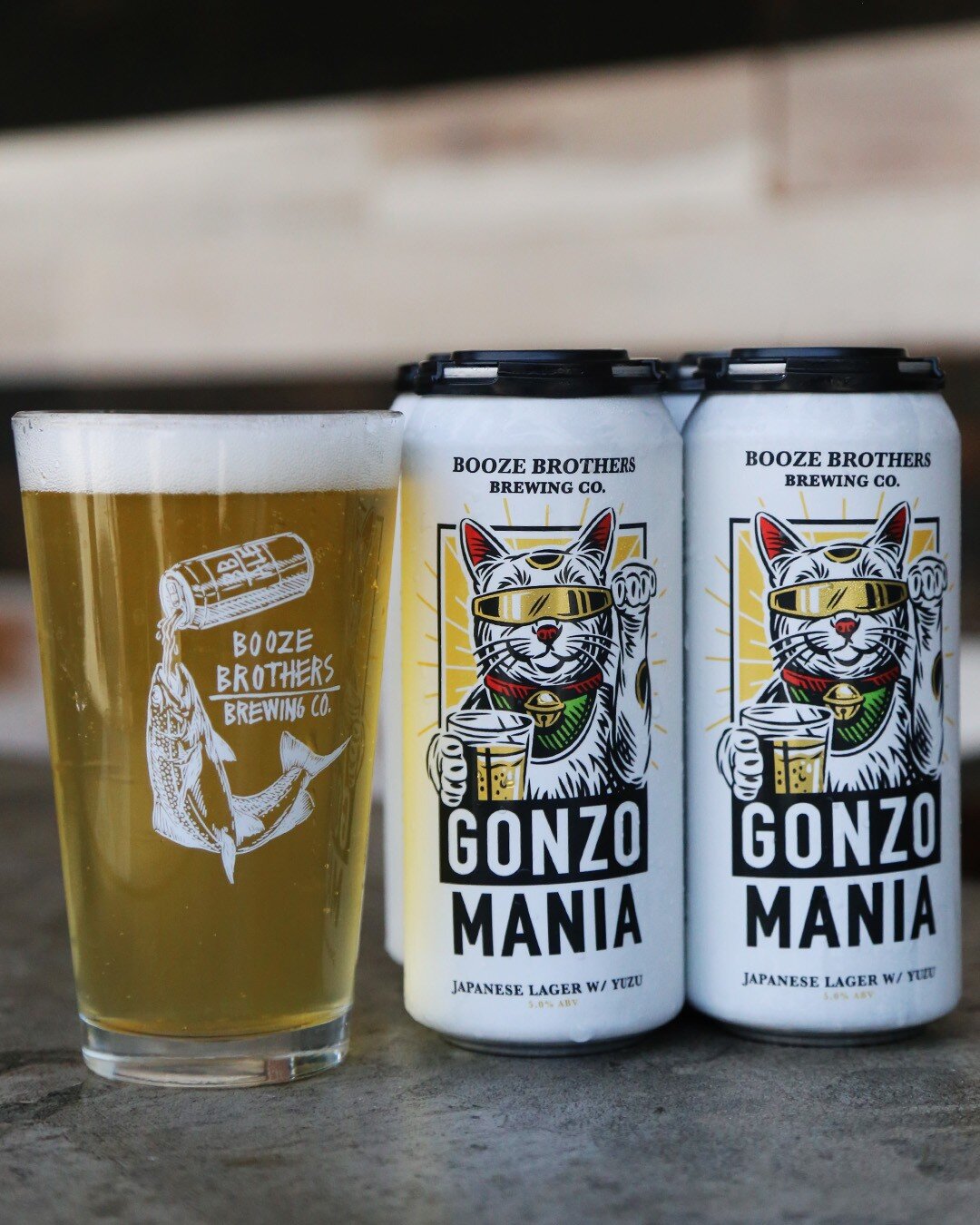 💥🚨NEW BEER ALERT!🚨💥

We are proud to introduce our newest addition to our roster! 

GONZO MANIA!
A Japanese style lager brewed with rice and yuzu. This absolutely crushable Japanese lager will accompany the warm days ahead perfectly! 

Comes in a