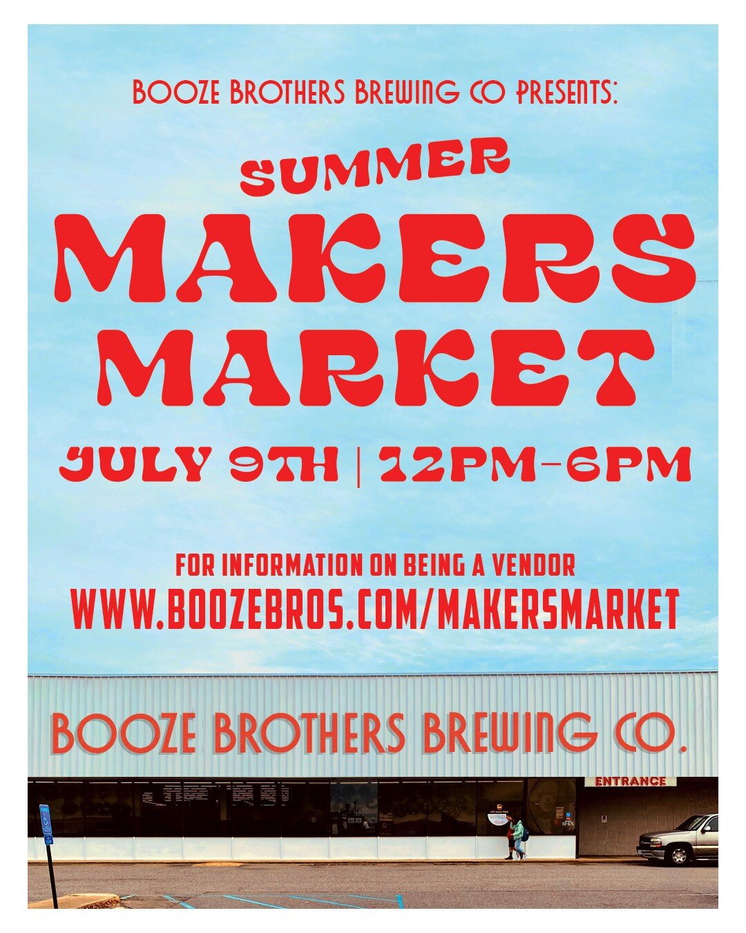 CALLING ALL MAKERS OF RAD THINGS!

We are having our Summer Makers Market on Sunday July 9th! We are now accepting vendors! 

Please visit: www.boozebros.com/makersmarket
and fill out the form &amp; find out all the information you'll need! 
.
.
.
.
