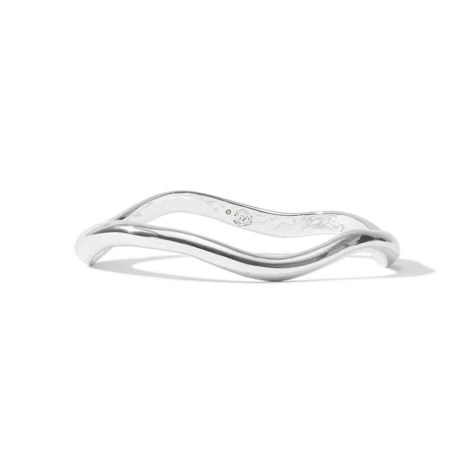 Wave Bangle- Silver