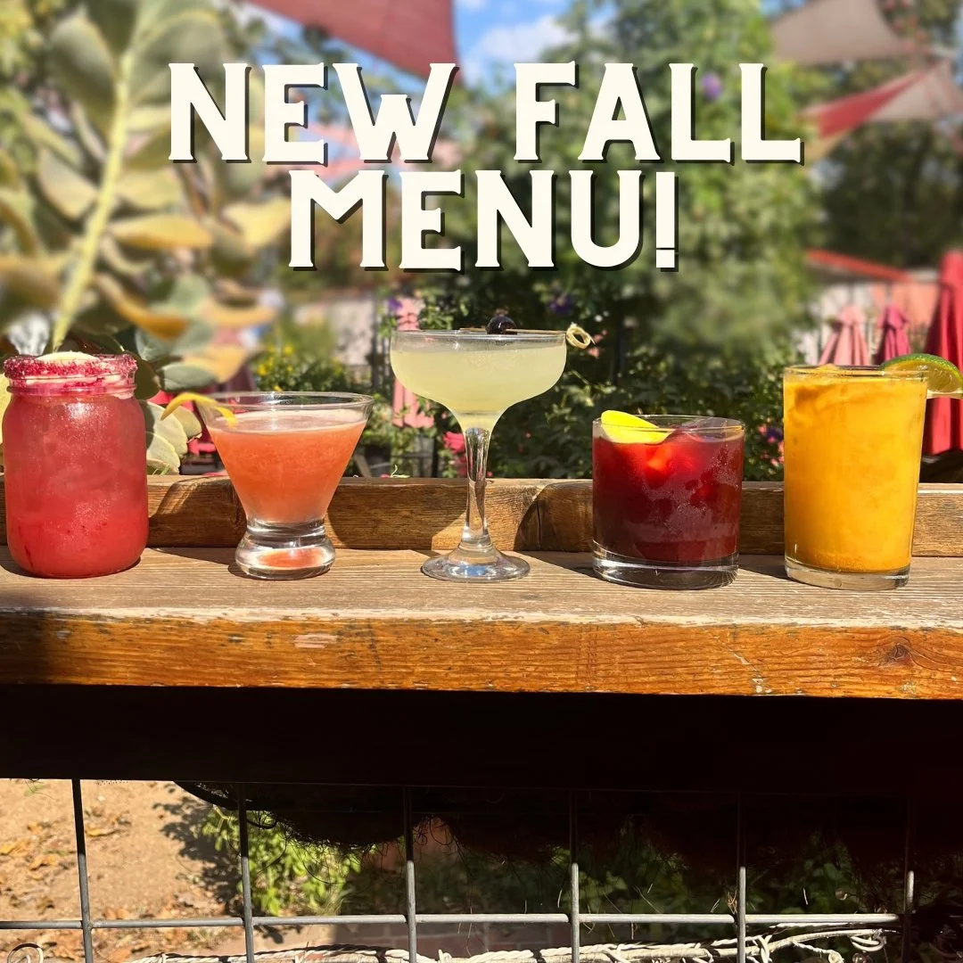 Join us at The Butterfly Bar to try our new Fall menu! 🍁

🍋  Funny, Like... - Vanilla Vodka, Orgeat, Lemon, Raspberry, Allspice Dram
🌹  Queen of the Damned - Rose &amp; Elderflower Gin infused with Earl Grey, Lemon, Honey
👻 La Llorona - Vago Elot