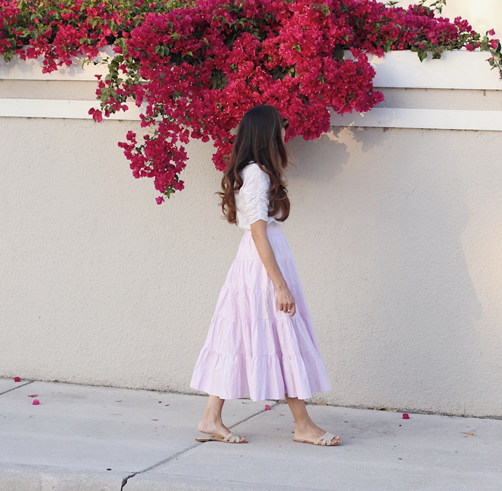 Bougainvillea & A Pink Skirt