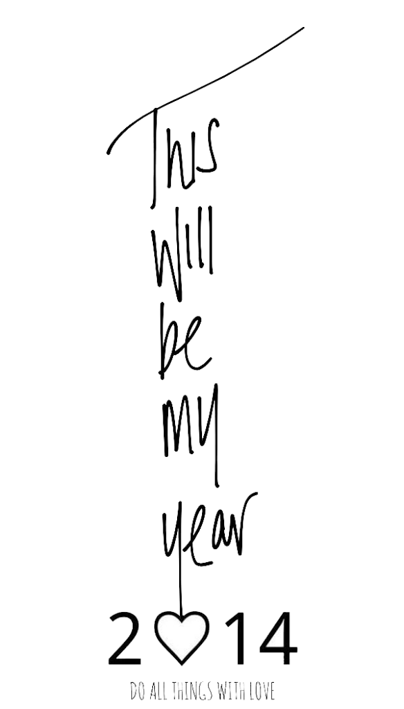 Weekend Memo {& New Things for 2014}