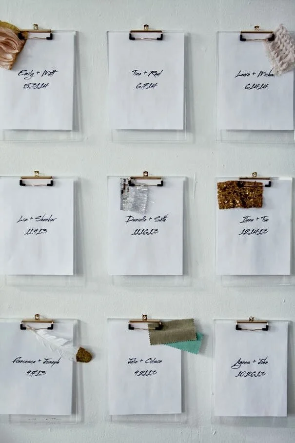 Organizing Projects/Designs {The Clipboard Trend}