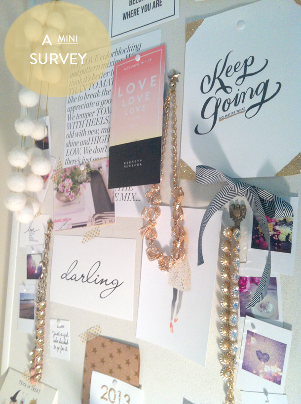 Take A Mini Survey {Taking Care of Business}